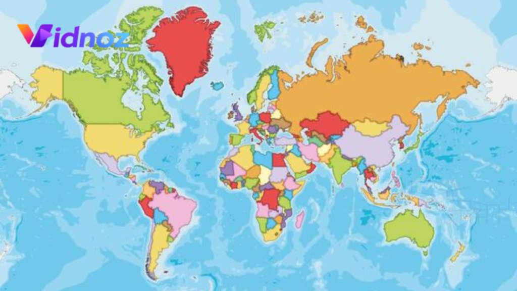 blank world map