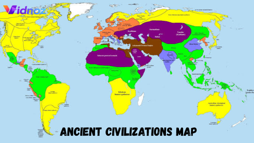 ancient civilizations map
